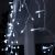 Гирлянда «Бахрома» 3 × 0.6 м, IP44, УМС, прозрачная нить, 160 LED, свечение белое, мерцание белым, 220 В