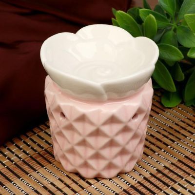 Аромалампа керамика "Цветок и ананас" МИКС 9х8,5х8,5 см