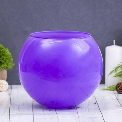 Ваза "Сиреневый мираж" шаровая 18,8х21,3 см 4 л