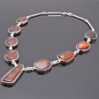 Колье Янтарь "Балтийская осень" арт. ЯК-1435