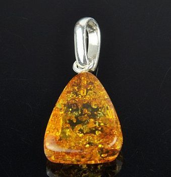 Кулон Янтарь "Золотой дождь" арт.ЯК-137