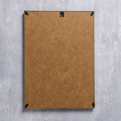 Фоторамка пластик L-4 21х30 см, золото, с небьющимся стеклом