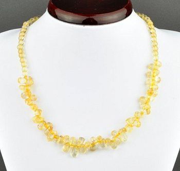 Колье Цитрин "Облепиха" арт.П2815