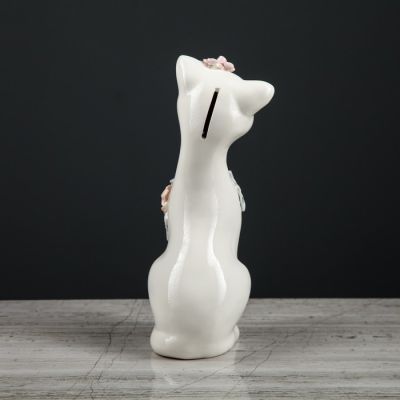 Копилка "Кошка Алиска", малая, лепка