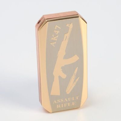 Зажигалка электронная "АК-47" в подарочной коробке, спираль, прямоугольная, 8 × 3 × 12.5 см