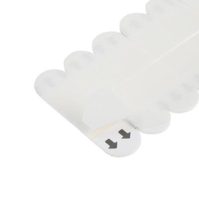 Держатель самоклеящийся для проводов и гирлянд ТУНДРА krep, 14х18 мм, многоразовые, 20 шт