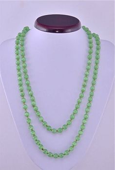 Бусы Кошачий Глаз "Метаморфозы" арт.НКГ-1(8)-120-16