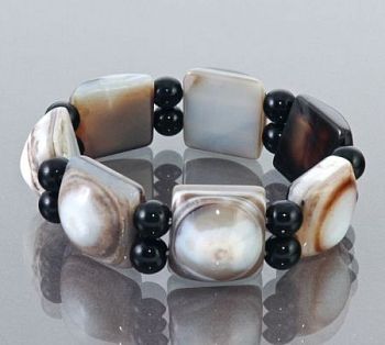 Браслет Агат "Рондо" арт. бНАГ-4(22)-18-1