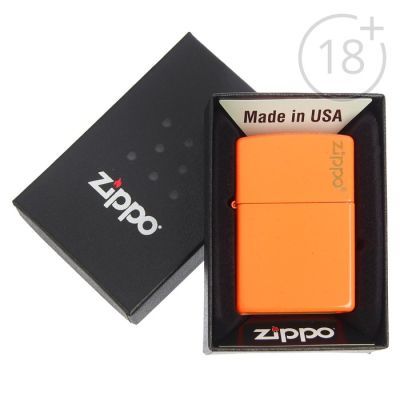 Зажигалка ZIPPO 28888ZL Classic с покрытием Neon Orange