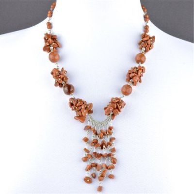 Колье Авантюрин "Рассвет" арт.П3463