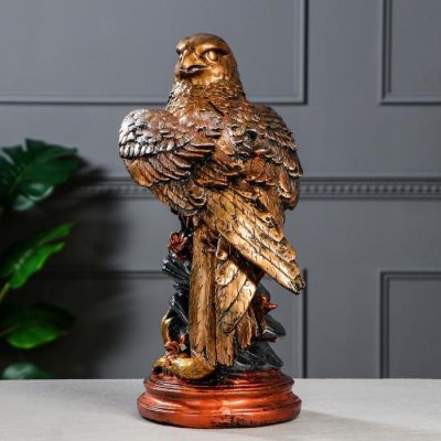 Копилка "Сокол", бронзовый цвет, 45 см, микс