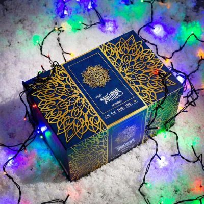 Гирлянда «Занавес» 2 × 6 м, IP44, УМС, тёмная нить, 1440 LED, свечение мульти, 220 В