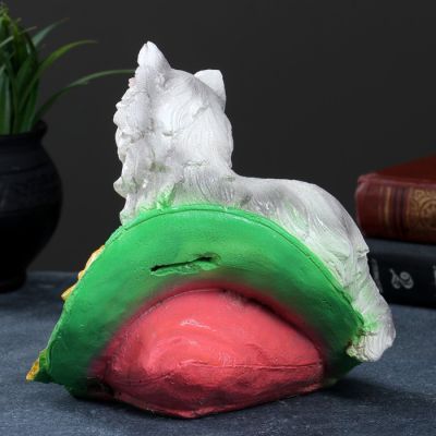 Копилка "Котёнок на шляпе" 19х20см, МИКС