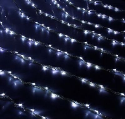 Гирлянда "Дождь" уличная (Ш:2 м, В:3 м, LED 800 шт., нить силикон,белый)