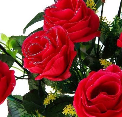 Светодиодная ваза "Розы" (64 × 16 см. синий)