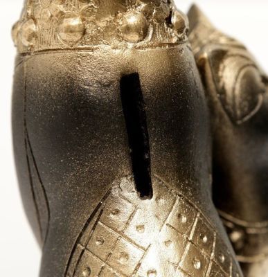 Копилка "Кошка с котенком фараонские", 29см (гипс)