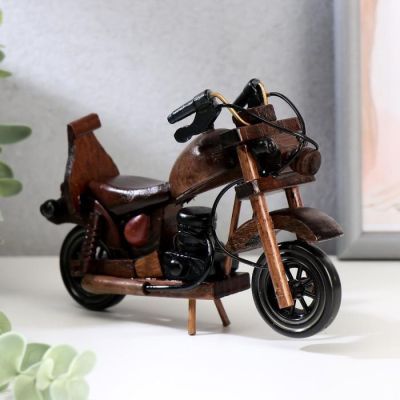 Сувенир дерево "Ретро. Мотоцикл" 11х4,5х16 см
