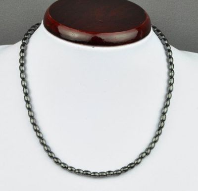 Бусы Гематит "Кассандра" арт.НГМ-17(5-7)-42-1