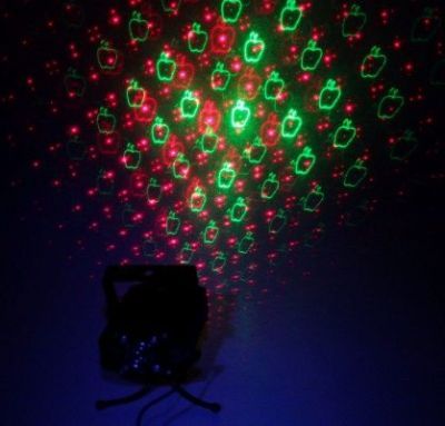 Световой прибор (8 картинок, корпус металл, AW-08B)