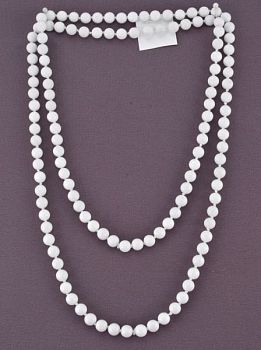 Бусы Кахолонг "Классика №9" арт.НКХ-1у(8)-120-1