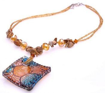 Подвеска Муранское ст.  "Венеция" арт. пМСТ-1213