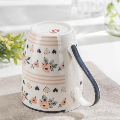 Кружка Доляна «Винтаж», 350 мл, 12×8,4×10,5 см