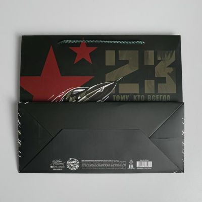 Пакет ламинированный горизонтальный «Победителю», ML 27 × 23 × 11,5 см