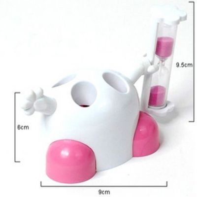 Подставка для зубных щеток с песочными часами