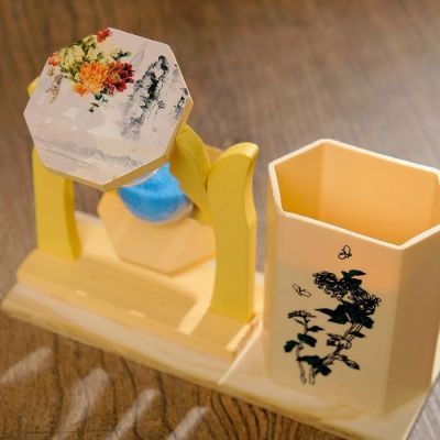 Песочные часы "Япония", сувенирные, с карандашницей, 5 х 13.5 х 10 см, микс