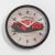 Часы настенные "Гоночный автомобиль", d=22.5 см, красный Часы настенные "Гоночный автомобиль", d=22.5 см, красный