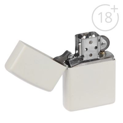Зажигалка Zippo 214 Classic с покрытием White Matte