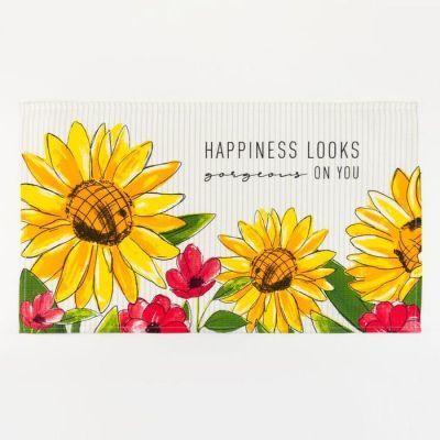 Набор полотенец кух. "Доляна" Happiness looks 35х60см-2шт, 100% хл