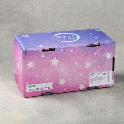 Подарочный набор «Мечтай»: кружка 300 мл, подставка Ø 9 см