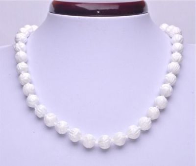 Бусы Коралл "Белая Роза" арт. П1661