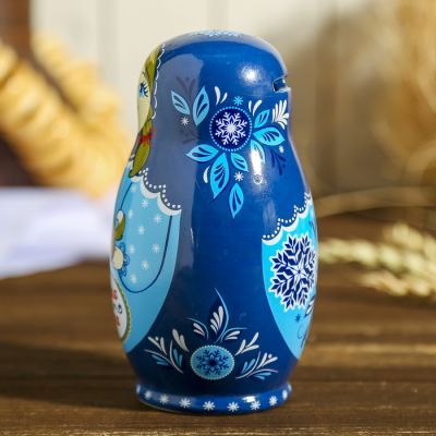 Копилка керамика матрёшка "Тепла и уюта" 15х8,3 см