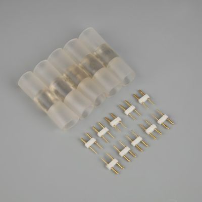 Коннектор для неона прямой d=16 мм, 5 см, набор  5 штук