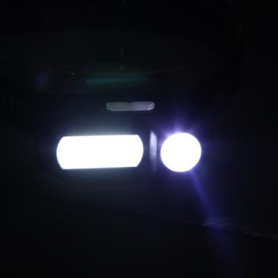 Фонарь налобный аккумуляторный 5 Вт, 1200 мАч, 100/180 лм, 6 режимов, USB