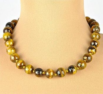 Бусы Тигровый Глаз "Априори №14" арт.НТГ-2.1(14)-48-1у