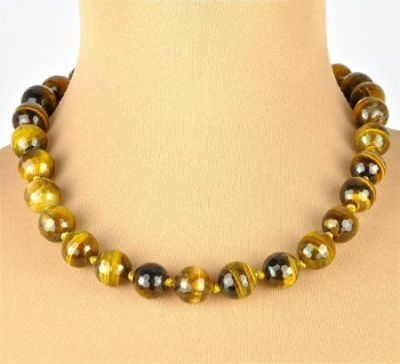 Бусы Тигровый Глаз "Априори №14" арт.НТГ-2.1(14)-48-1у