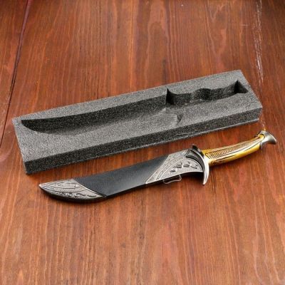 Сув. изделие кинжал, рукоять золото, 42см, клинок 24см