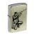 Зажигалка ZIPPO 200 Охотник с покрытием Brushed Chrome