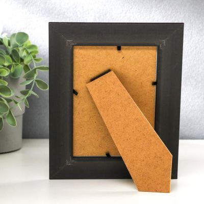 Фоторамка пластик 10х15 см "Золотая паутина на чёрном" 20,7х15,7х1,5 см