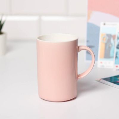 Кружка "Люби, улыбайся, живи", soft-touch, 450 мл