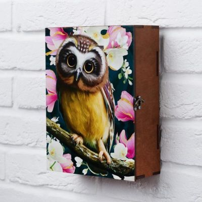 Ключница-шкатулка «Сова», 26 х 20 х 6 см