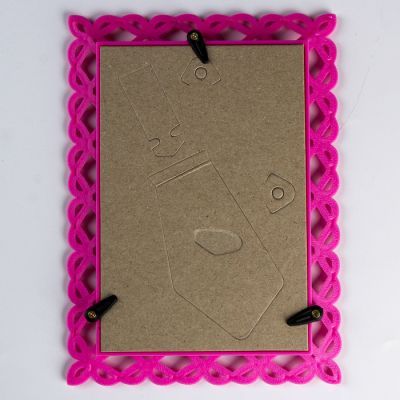 Фоторамка 10х15 см, пластик L-7 маджента, с небьющимся стеклом