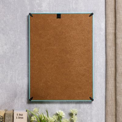 Фоторамка пластик L-5 21х30 см, бирюзовый, с небьющимся стеклом