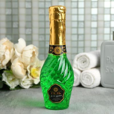 Набор "С 8 Марта" гель для душа 250 мл аромат шампанского, бомбочки для ванн 5 шт