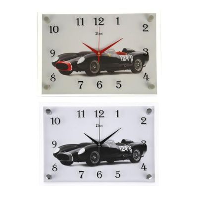 Часы настенные, серия: Транспорт, "Спорткар", 25х35  см, микс
