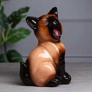 Копилка "Зевака", покрытие лак, бежевая, 27 см