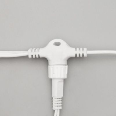 Гирлянда «Занавес» 2 × 6 м, IP65, УМС, белая нить, 1440 LED, свечение тёплое белое, 220 В